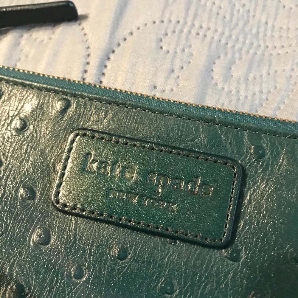 Kate Spade NY   Ostrich  print  wallet purse
